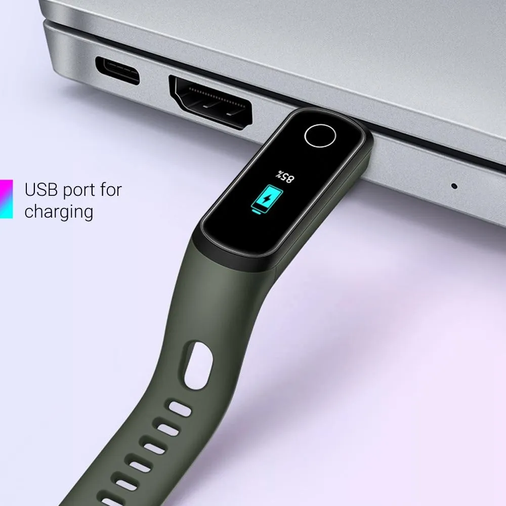 Brand new Honor 5i Fitness Tracker Smart Bluetooth Bracelet SpO2 Blood Oxygen Detection 24-Hour Heart Rate Monitoring Huawei TruSleep 3.5 All-in-One Activity Tracker 5ATM Waterproof