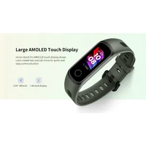 Brand new Honor 5i Fitness Tracker Smart Bluetooth Bracelet SpO2 Blood Oxygen Detection 24-Hour Heart Rate Monitoring Huawei TruSleep 3.5 All-in-One Activity Tracker 5ATM Waterproof