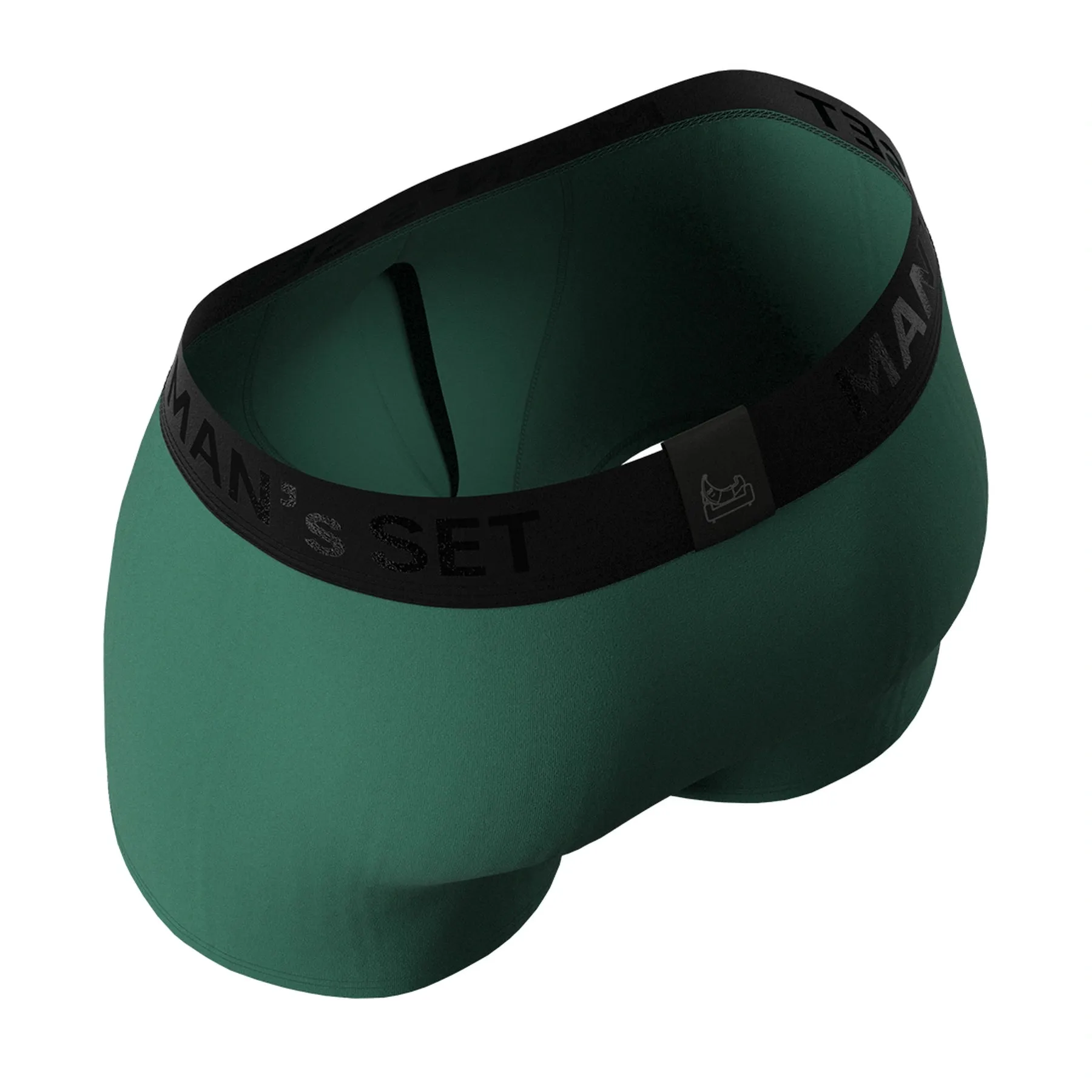 BreezeFlow Micromodal Trunk 4",  Forest Green