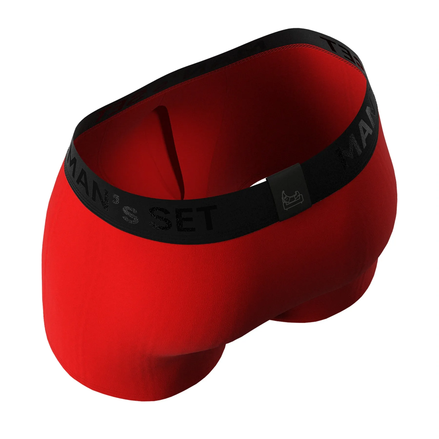 BreezeFlow Micromodal Trunk 4", Red