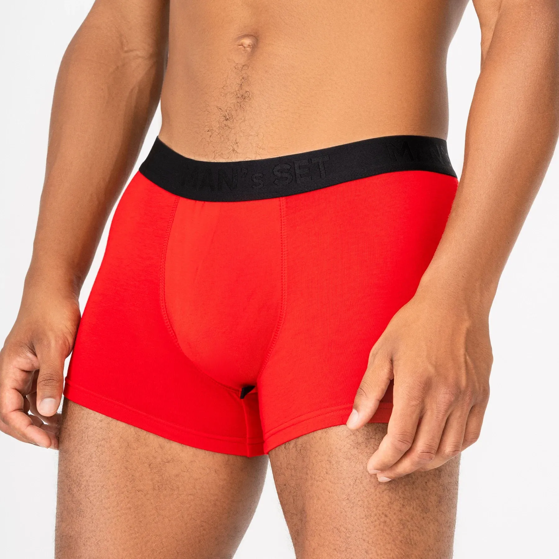 BreezeFlow Micromodal Trunk 4", Red