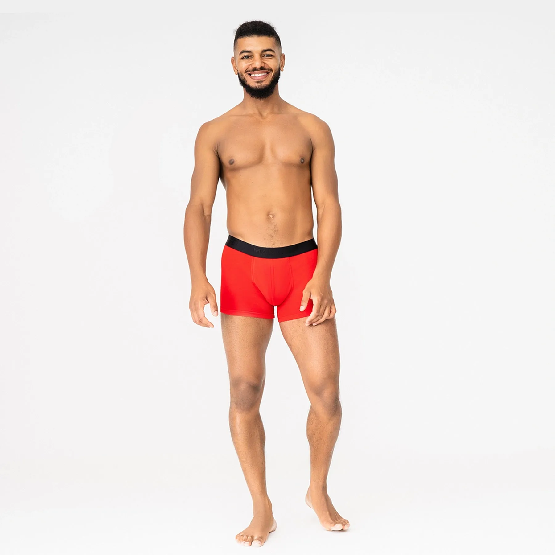 BreezeFlow Micromodal Trunk 4", Red
