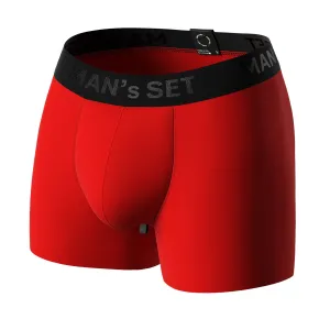 BreezeFlow Micromodal Trunk 4", Red