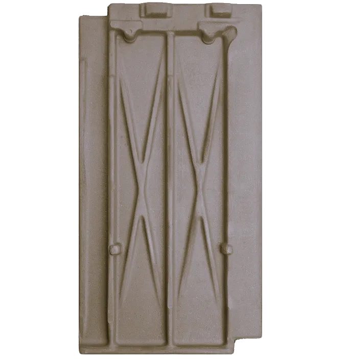 British Ceramics Flat Interlocking Clay Roof Tile - Brown (Pallet of 288 tiles)