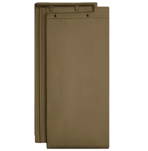 British Ceramics Flat Interlocking Clay Roof Tile - Brown (Pallet of 288 tiles)