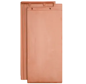 British Ceramics Flat Interlocking Clay Roof Tile - Natural Red (Pallet of 288 tiles)