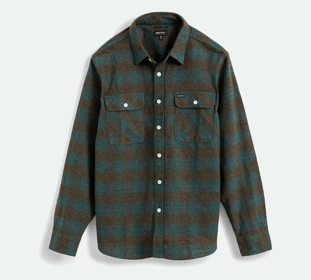 BRIXTON   BOWERY L/S FLANNEL