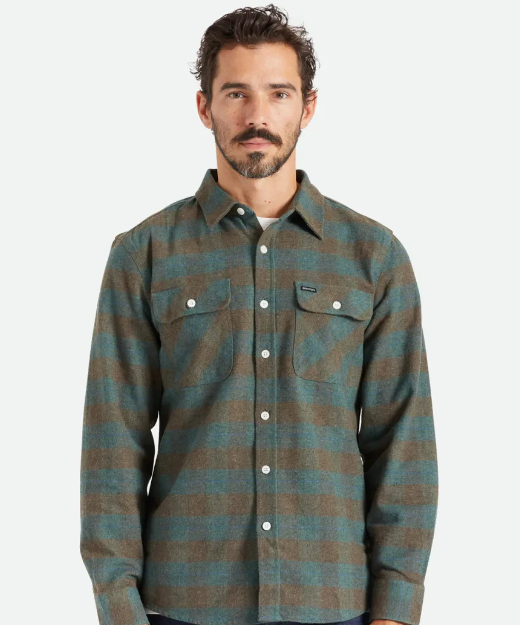 BRIXTON   BOWERY L/S FLANNEL