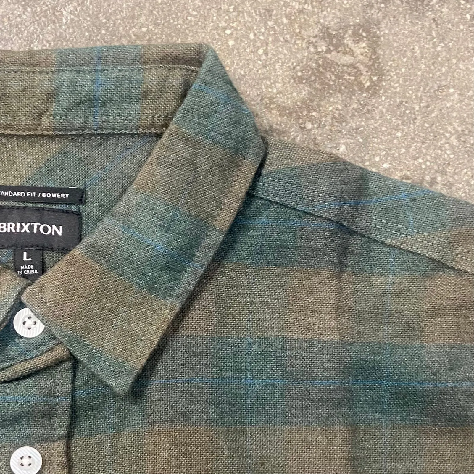 BRIXTON   BOWERY L/S FLANNEL