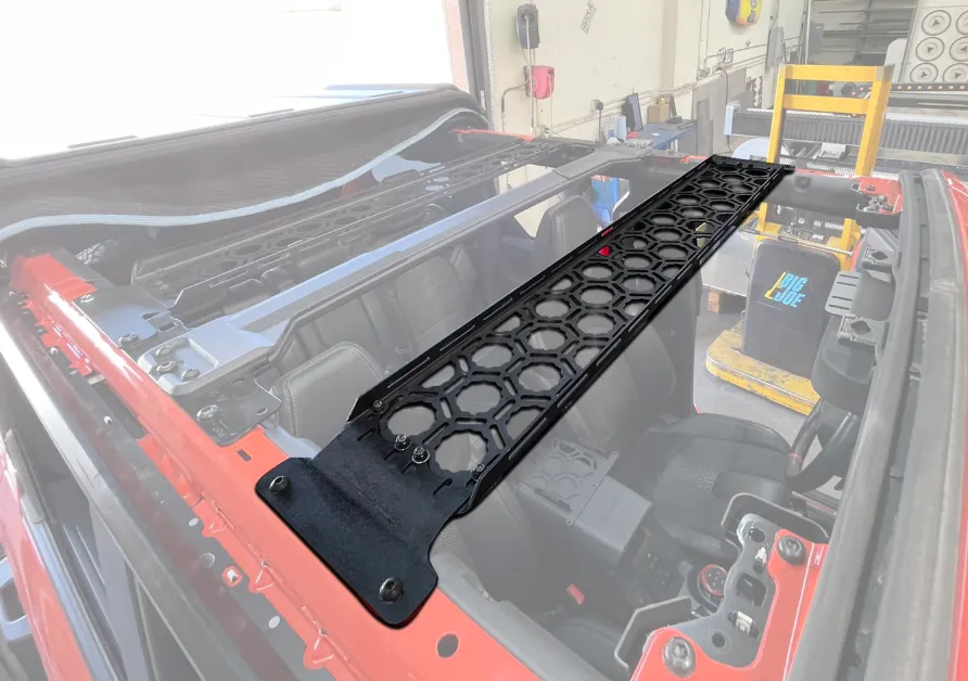 Bronco 2021   Inside Roof Panel Mount (across front section) by Adapt-A-Panel