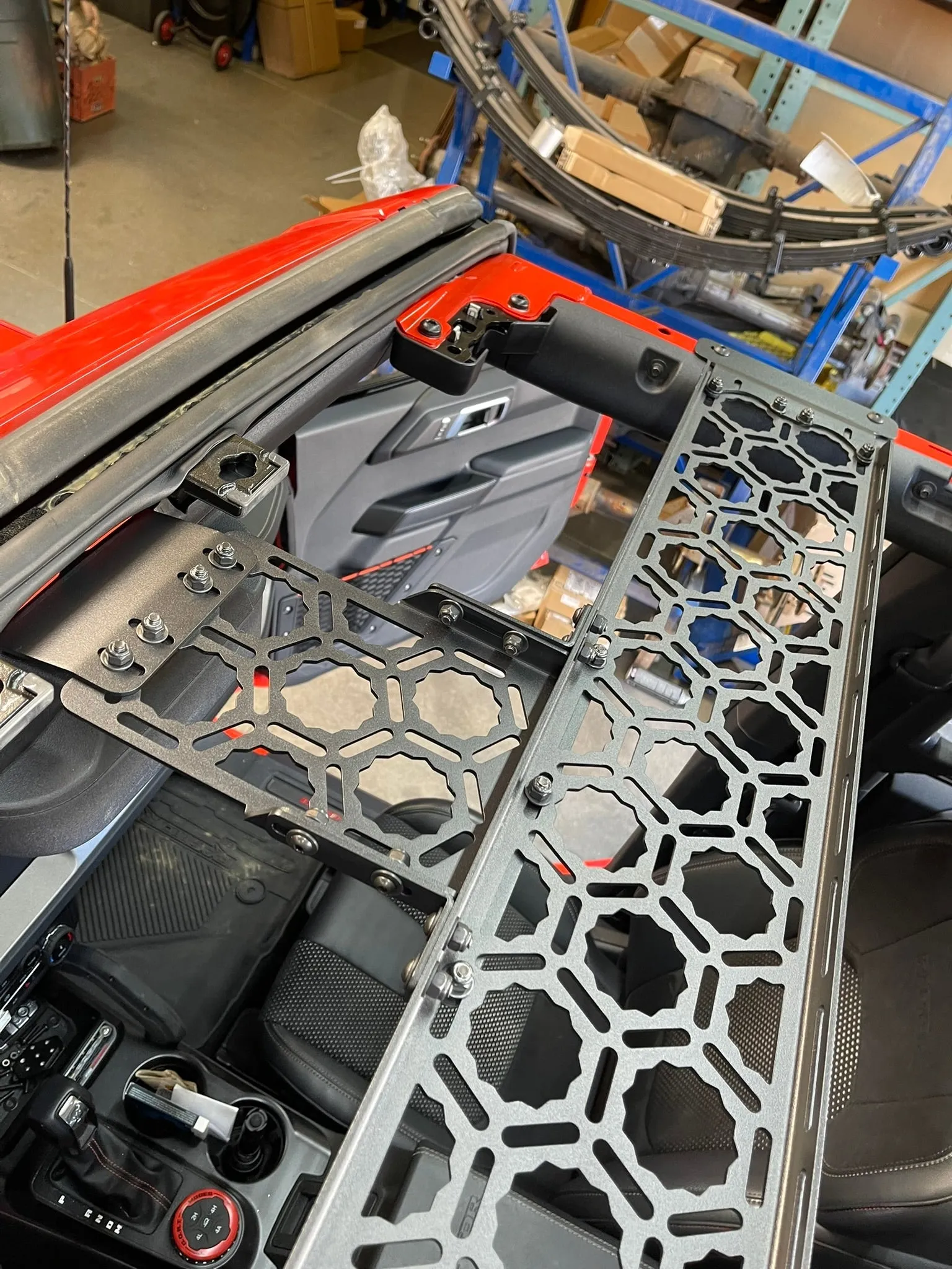 Bronco Raptor 2022   Inside Front Roof Mount (Short Panel Add On) by Adapt-A-Panel