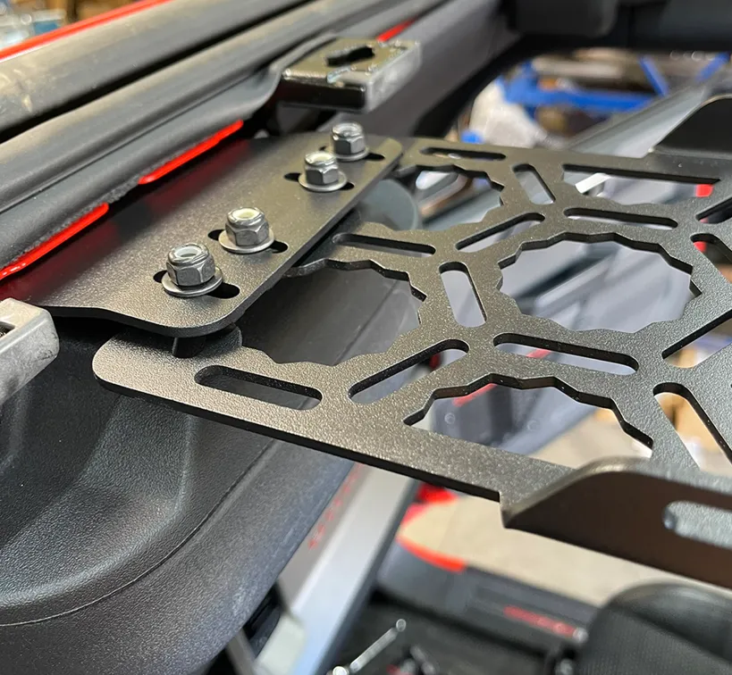 Bronco Raptor 2022   Inside Front Roof Mount (Short Panel Add On) by Adapt-A-Panel