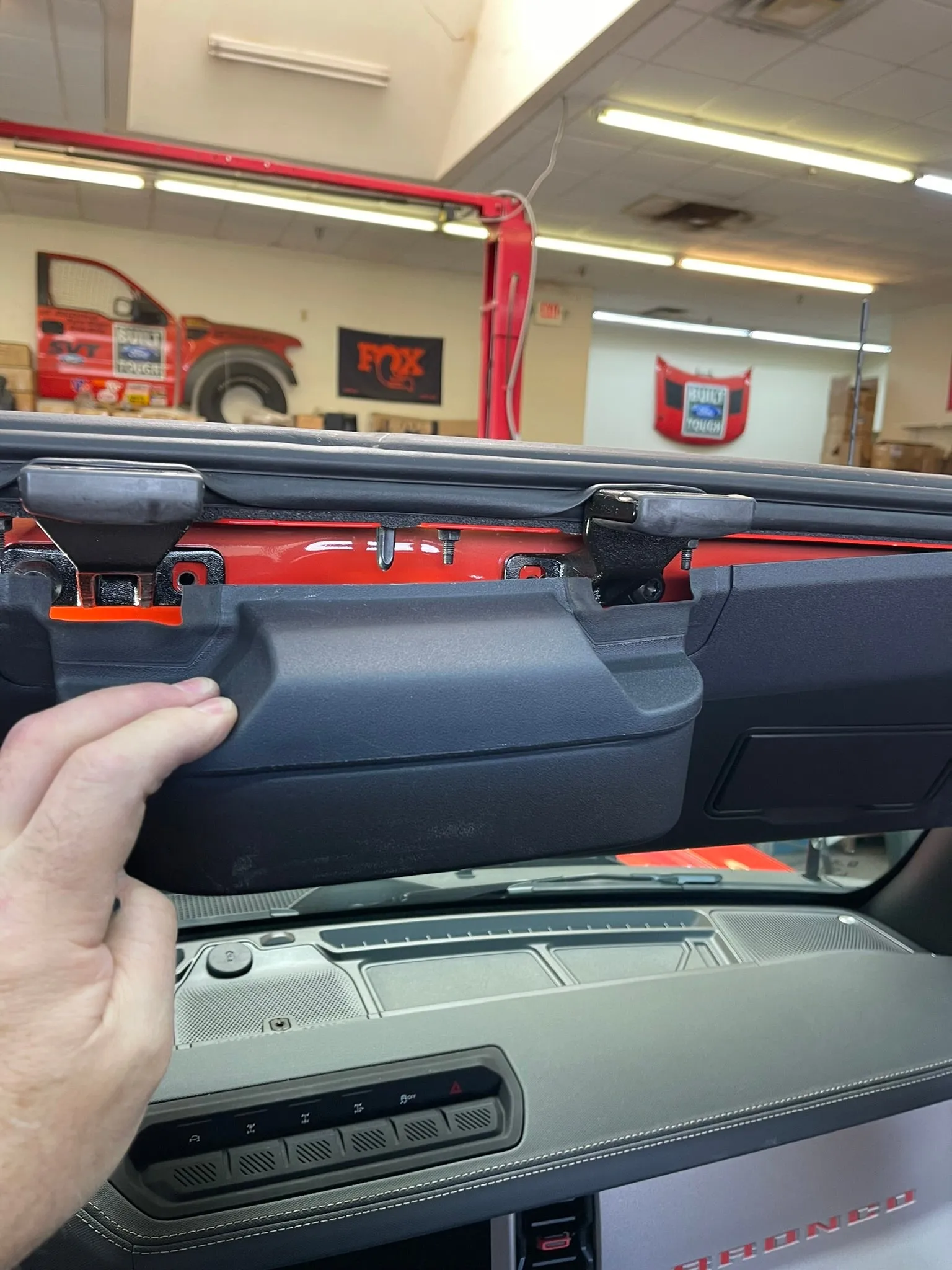 Bronco Raptor 2022   Inside Front Roof Mount (Short Panel Add On) by Adapt-A-Panel
