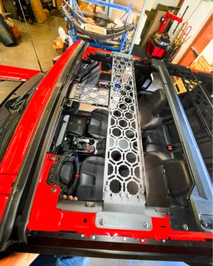 Bronco Raptor 2022   Inside Roof Mount (across front seats with short front panel) by Adapt-A-Panel
