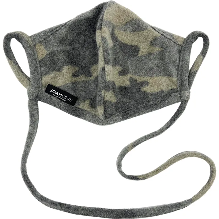 Brushed Olive Camo Faux Cashmere Infinity
