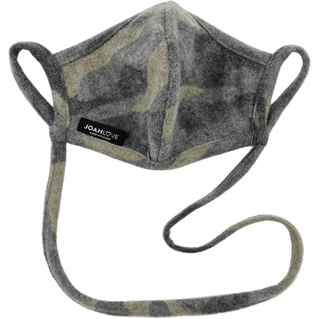 Brushed Olive Camo Faux Cashmere Infinity