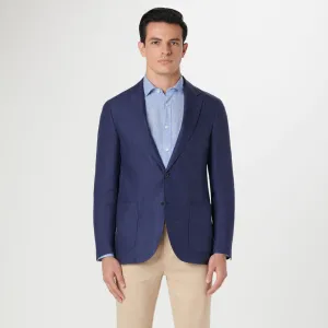 Bugatchi - Two Button Linen Blazer - Navy