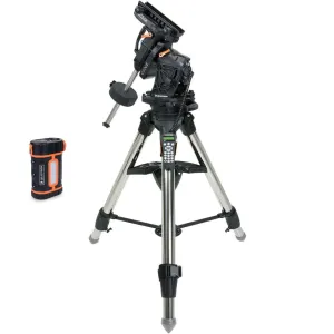 BUNDLE: Celestron CGX-L Computerized Mount with Tripod 91531 and 94187 22lb Counterweight plus Free PowerTank 18768 (Save $337)