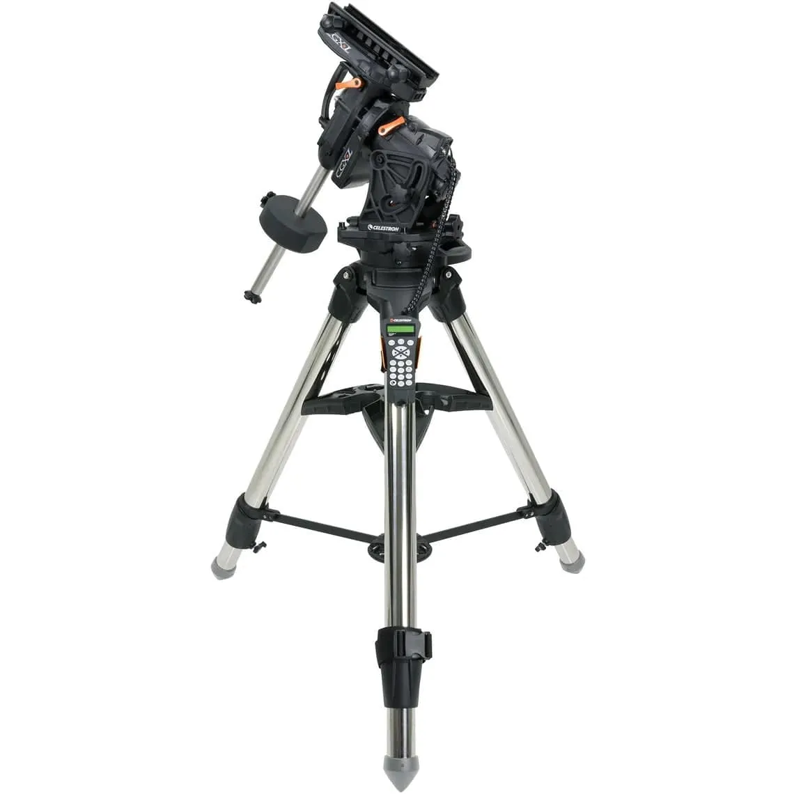 BUNDLE: Celestron CGX-L Computerized Mount with Tripod 91531 and 94187 22lb Counterweight plus Free PowerTank 18768 (Save $337)