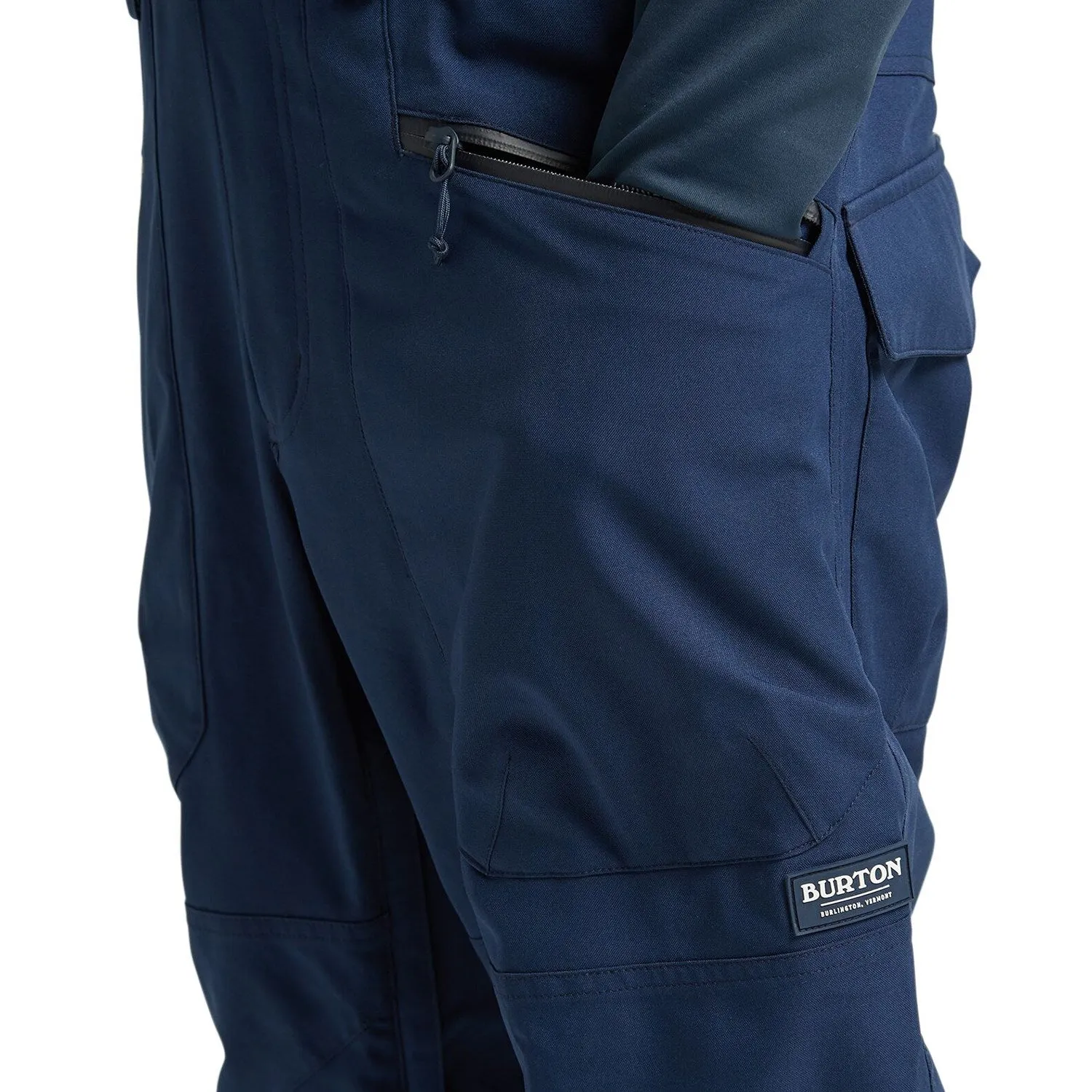 Burton Reserve Mens Bib Pants Dress Blue