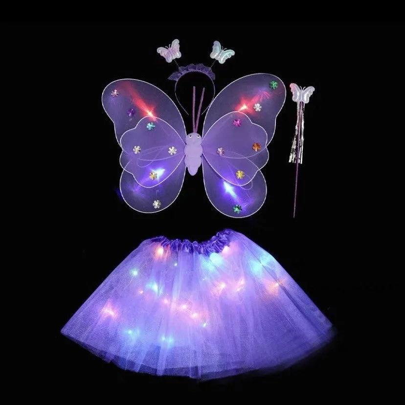Butterfly Light-Up Princess Costume - Ages 2 to 6 Years