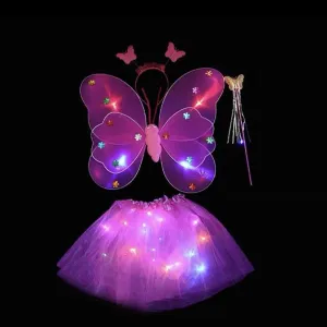 Butterfly Light-Up Princess Costume - Ages 2 to 6 Years