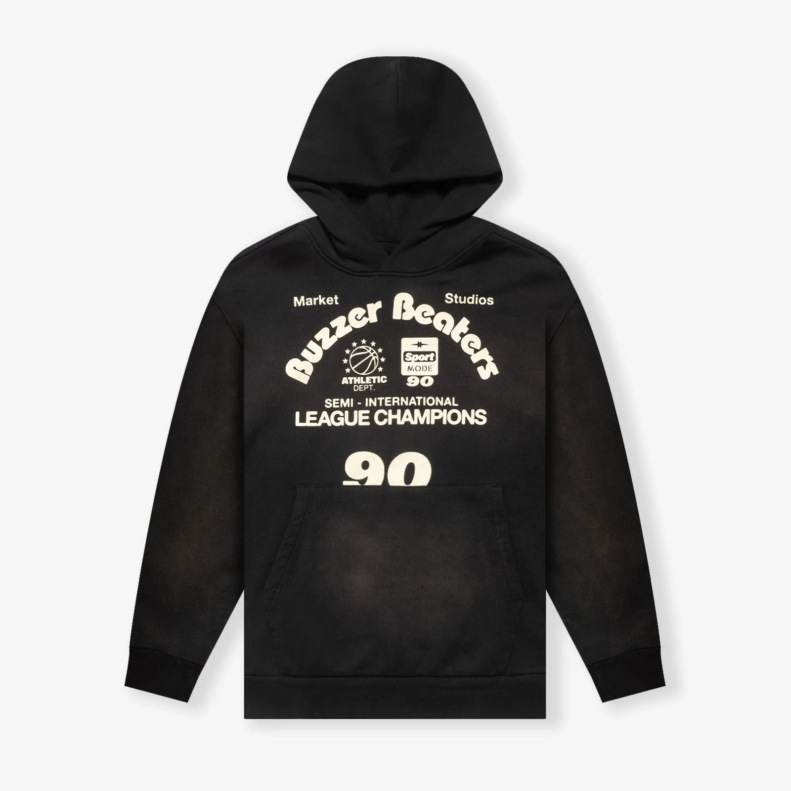 Buzzer Beater Hoodie - Washed Black