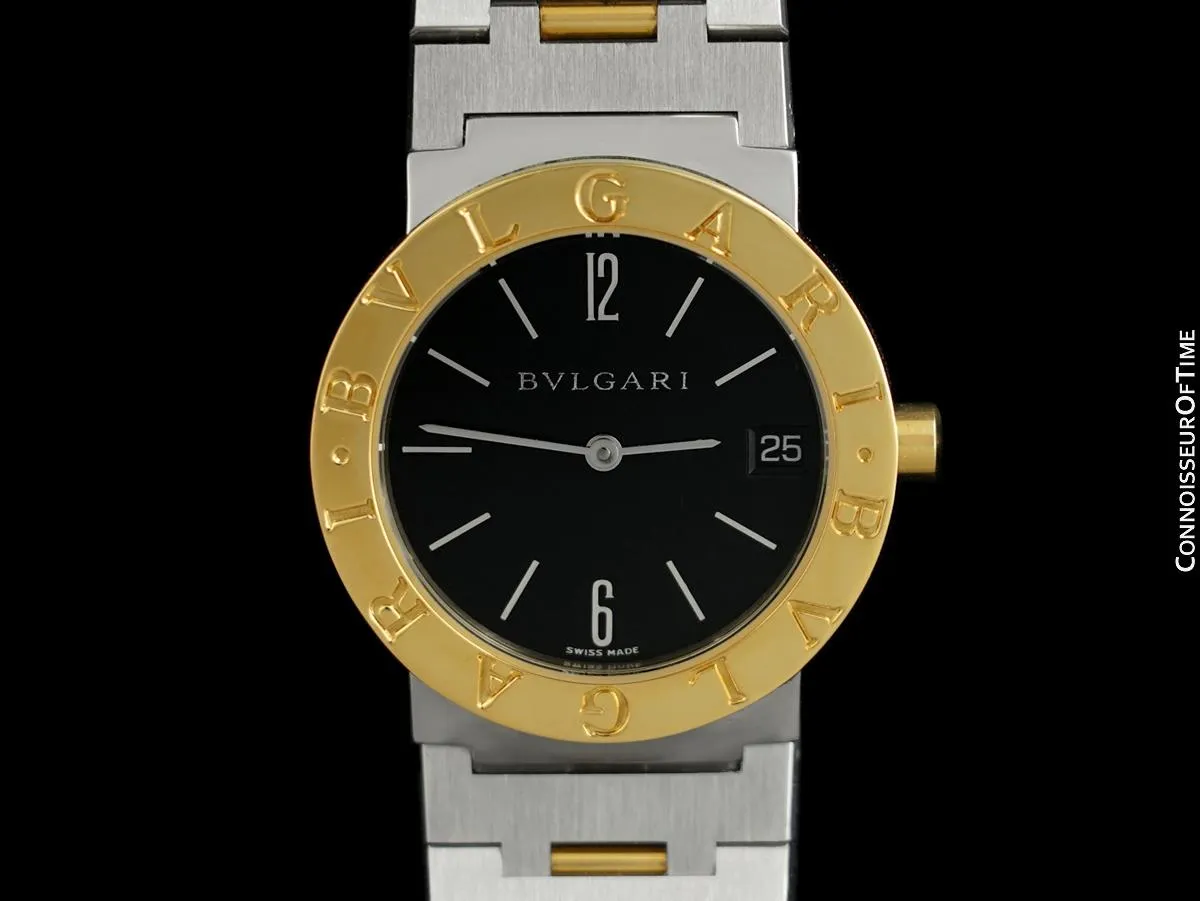 Bvlgari Bvlgari (Bulgari) Midsize Unisex Watch, BB 30 SGD - Stainless Steel & Solid 18K Gold