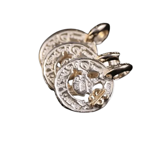 BWL Graffiti Happy Face Charm with Gold Stone Charm