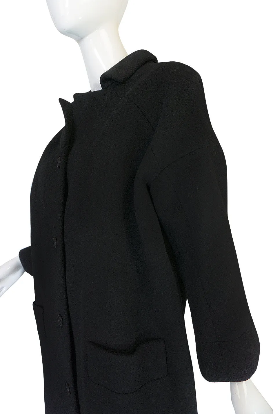 c1962-63 Cristobal Balenciaga Haute Couture Cashmere Coat
