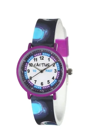 Cactus Watches | Primary Kids Watch | Black/Purple | Astronauts Space