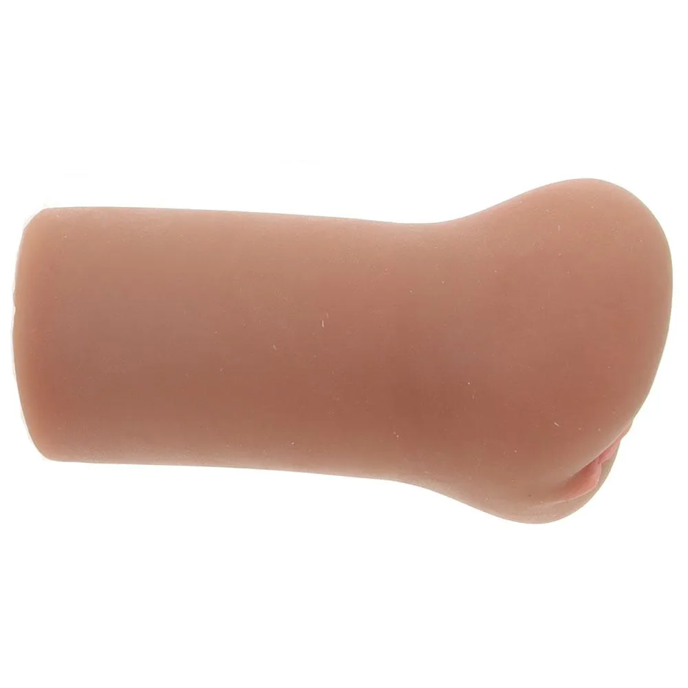 Calexotics Boundless Pure Skin Vulva Stroker in Tan