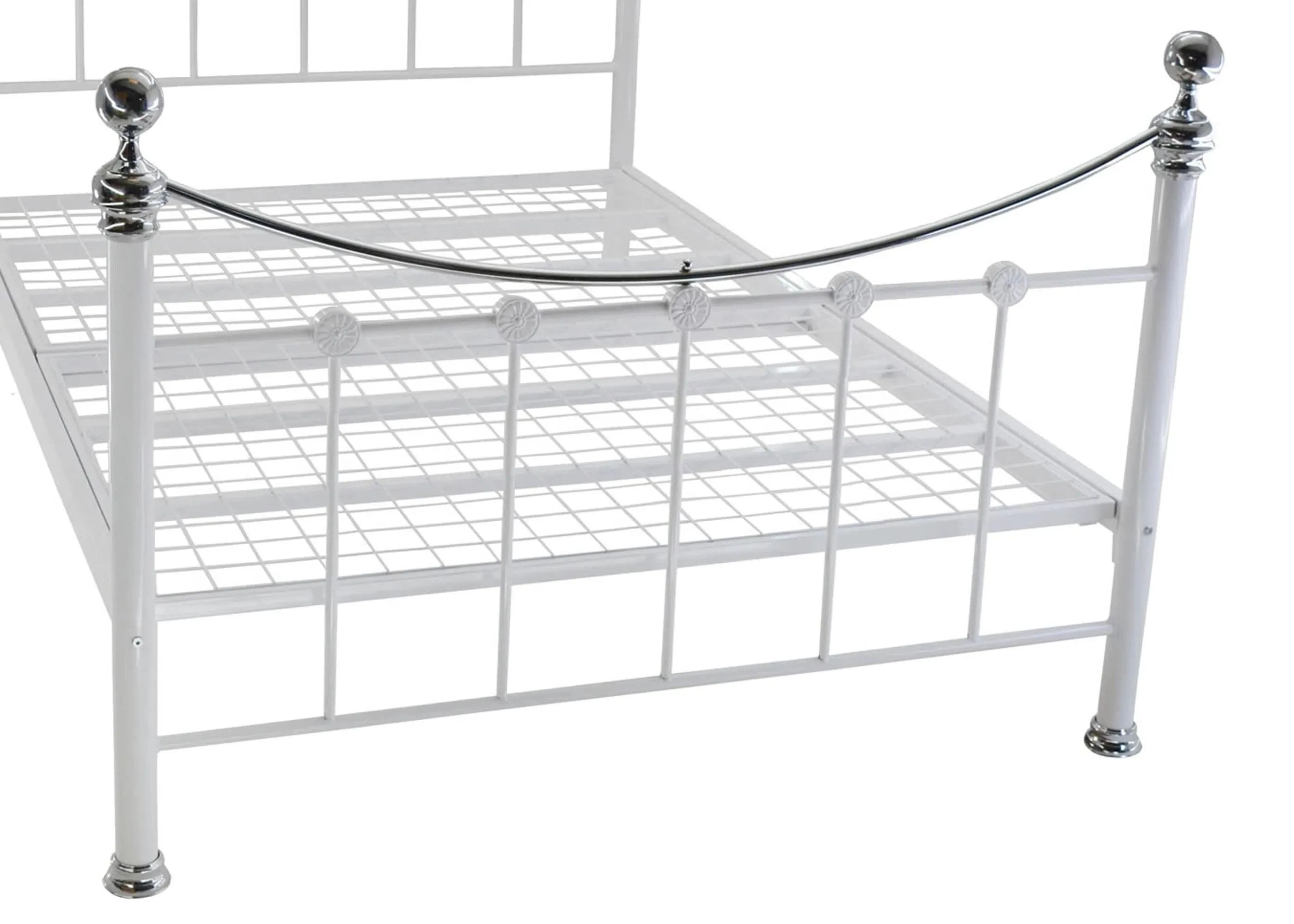 Camberley Bed White - Mesh Base