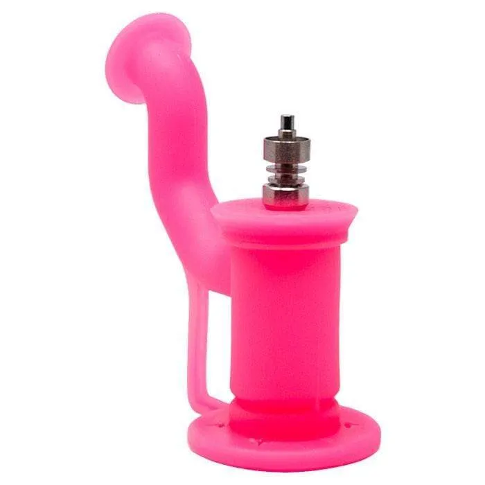 Cannatonik Silicone Mini Dab Rig w/ Titanium Nail