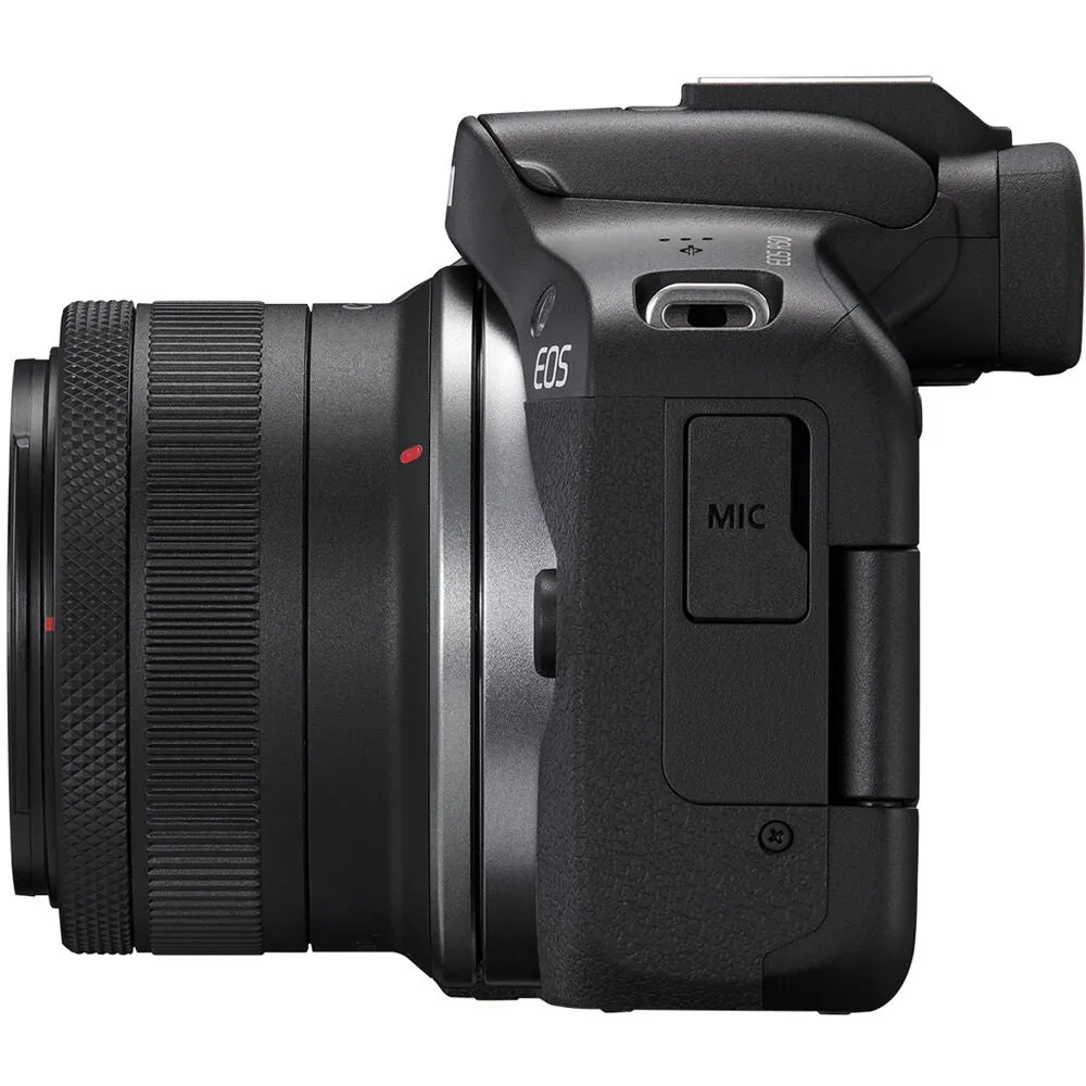 Canon EOS R50 Mirrorless Camera with 18-45mm Lens | Black