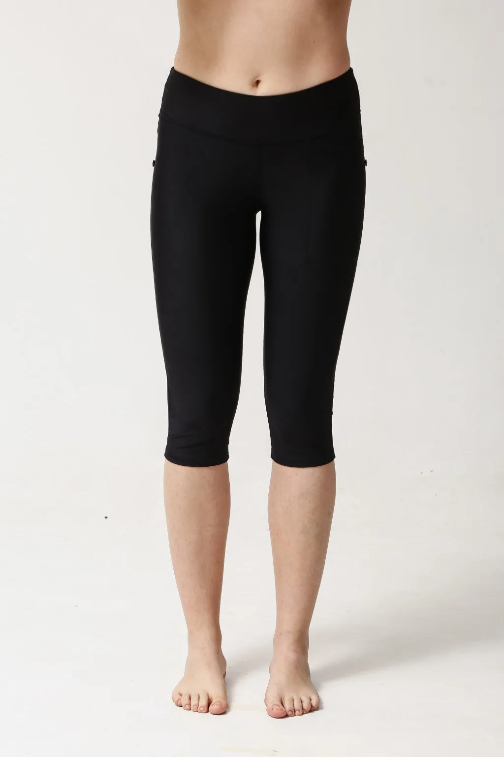 Capri Swim Tights - Black