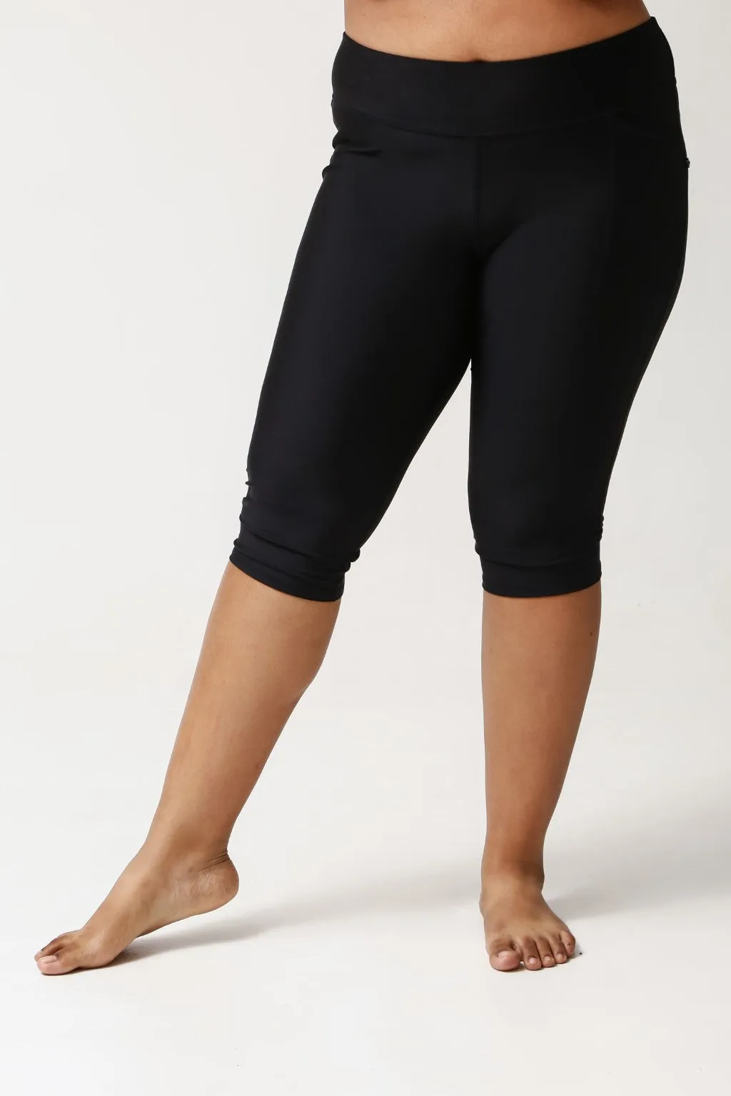 Capri Swim Tights - Black
