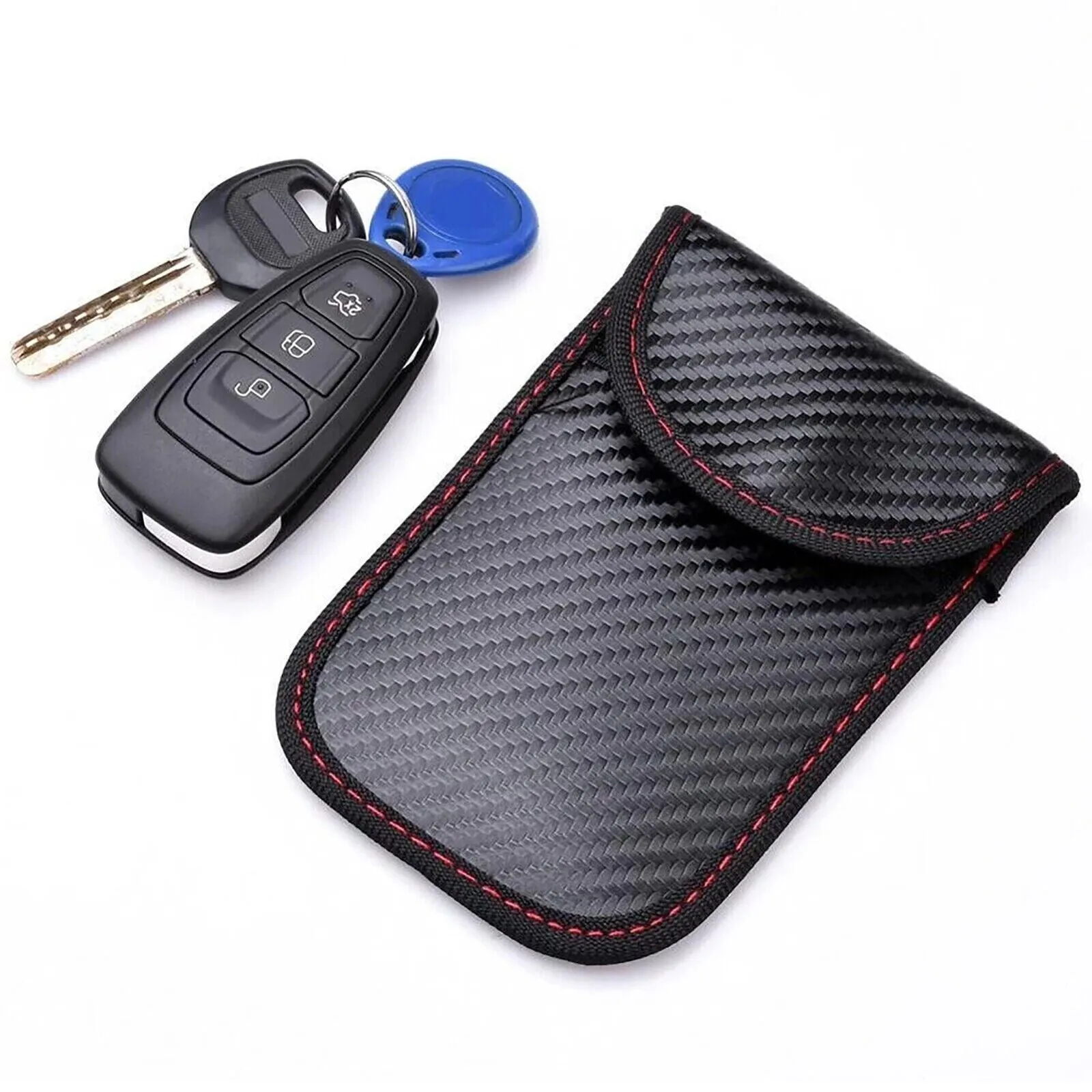 Car Key Signal Blocker Faraday RFID Blocking Bag (1 Pack)