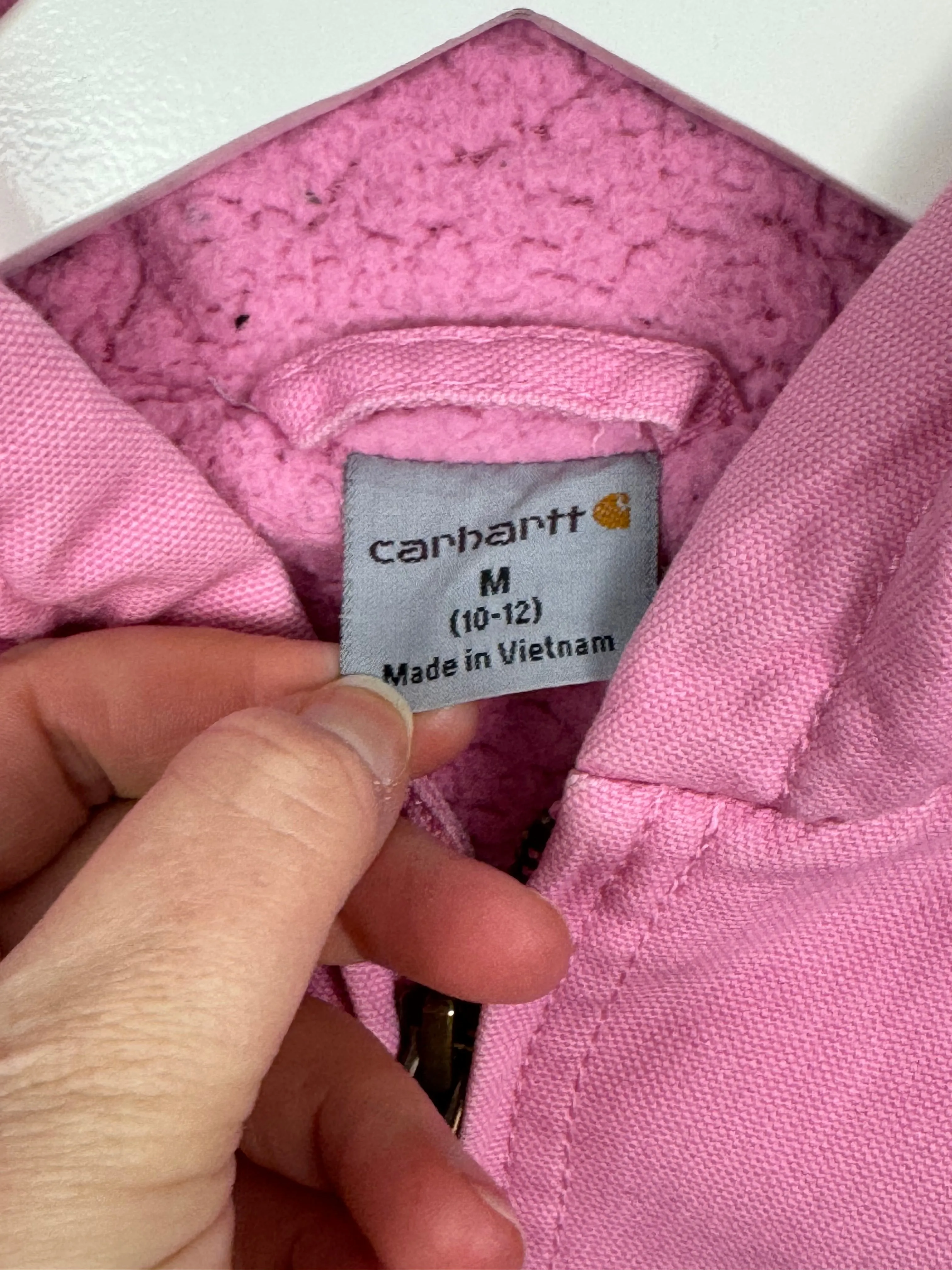 Carhartt Pink Hooded Jacket 10-12y