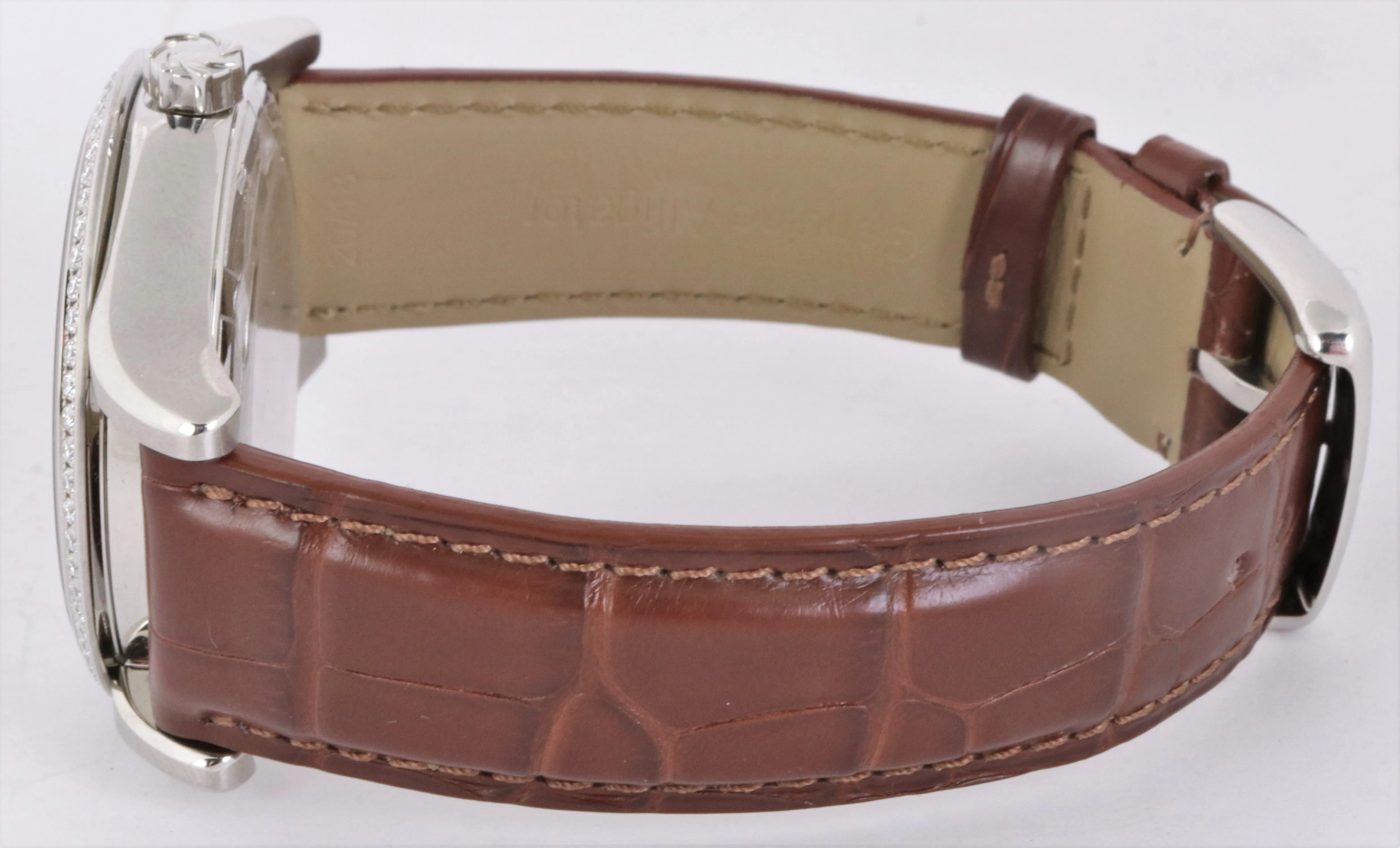 Carl F. Bucherer Diamond Manero Retrograde 10901.08 Stainless Brown Strap 40mm