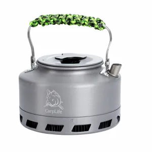 CarpLife Rapid Boil Kettle 1.1L - Neon & Black Paracord