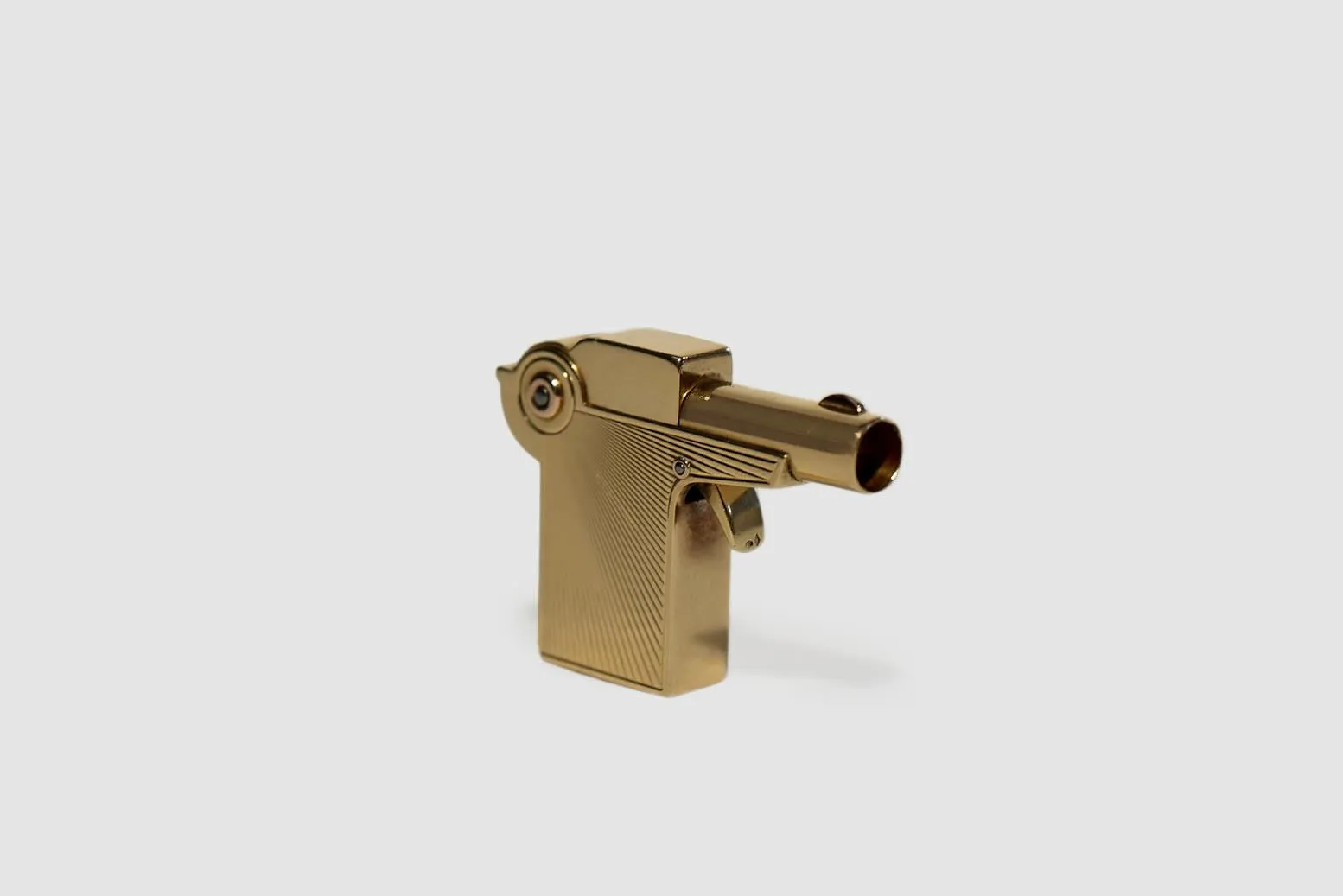 Cartier 18 Carat Gold 'Gun' Pocket Lighter