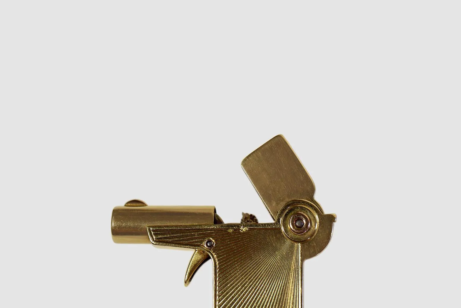 Cartier 18 Carat Gold 'Gun' Pocket Lighter