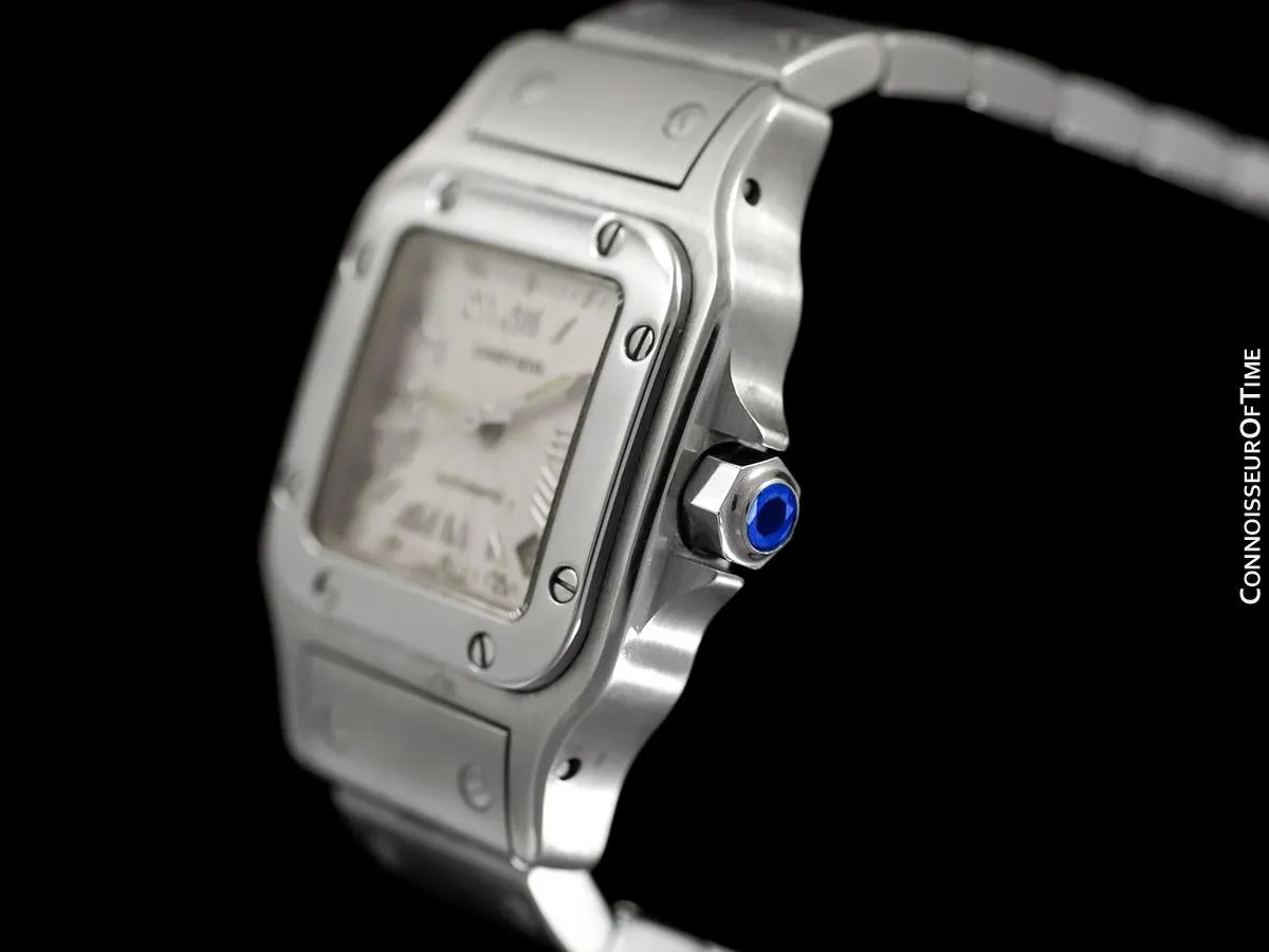 Cartier Santos Ladies Automatic Watch with Date - Stainless Steel