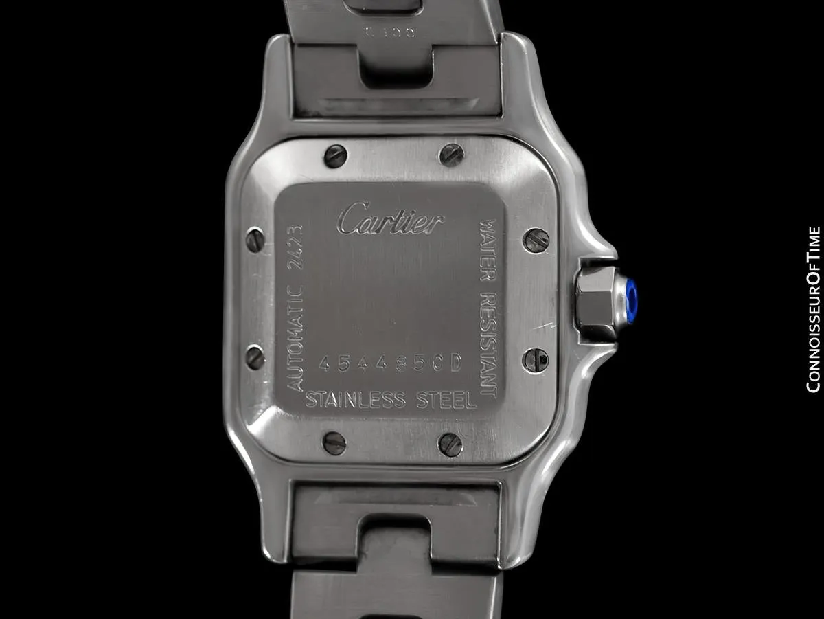 Cartier Santos Ladies Automatic Watch with Date - Stainless Steel