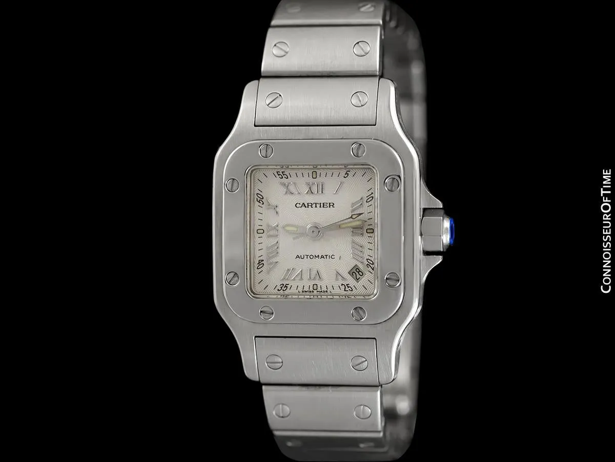 Cartier Santos Ladies Automatic Watch with Date - Stainless Steel