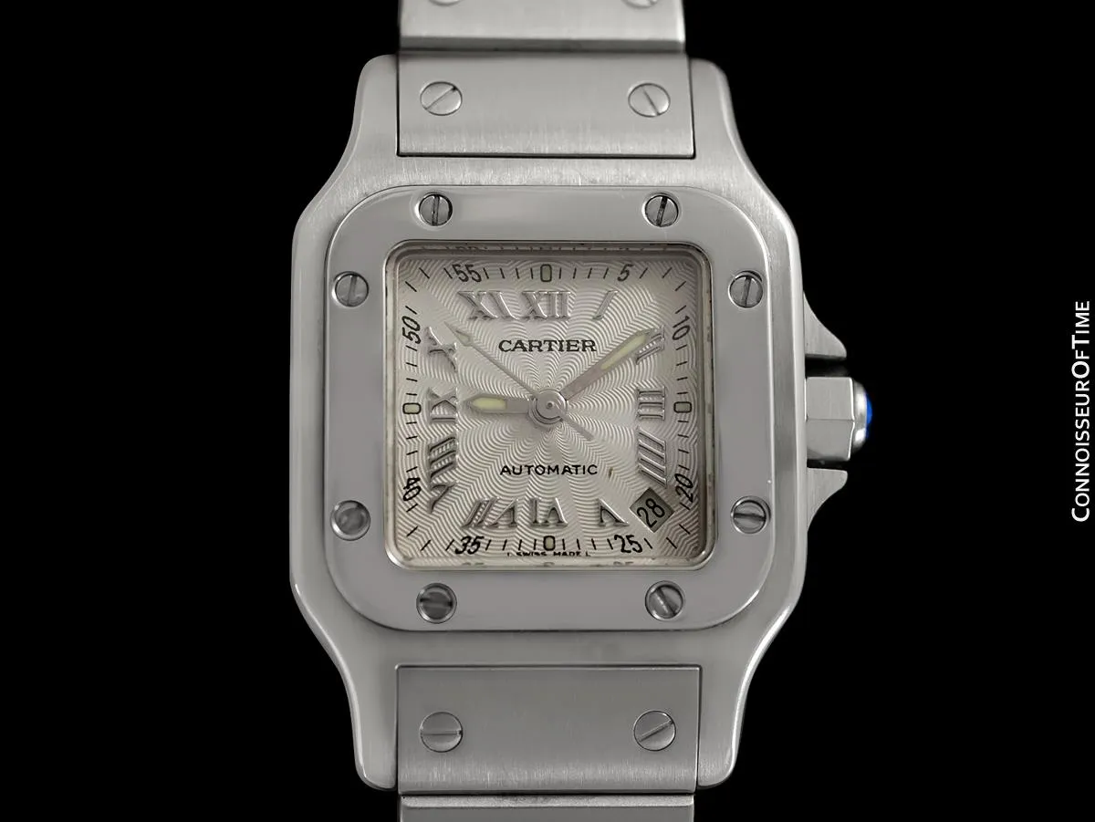 Cartier Santos Ladies Automatic Watch with Date - Stainless Steel