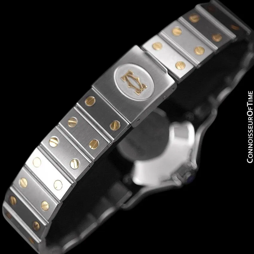 Cartier Santos Octagon Mens Unisex Watch, Automatic - Stainless Steel & 18K Gold