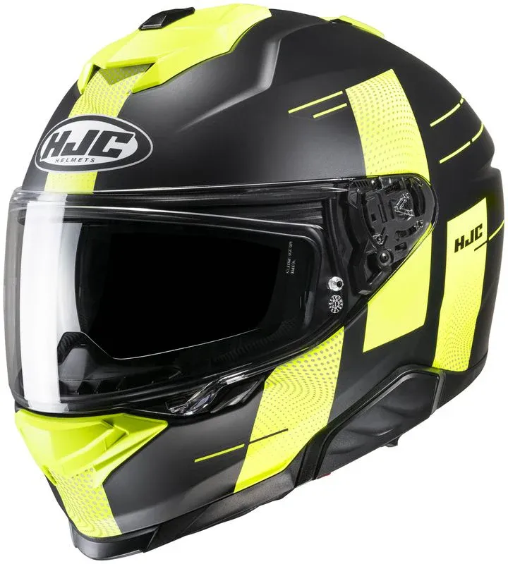 Casco HJC i71 PEKA MC3HSF Neg/Ama Fluo
