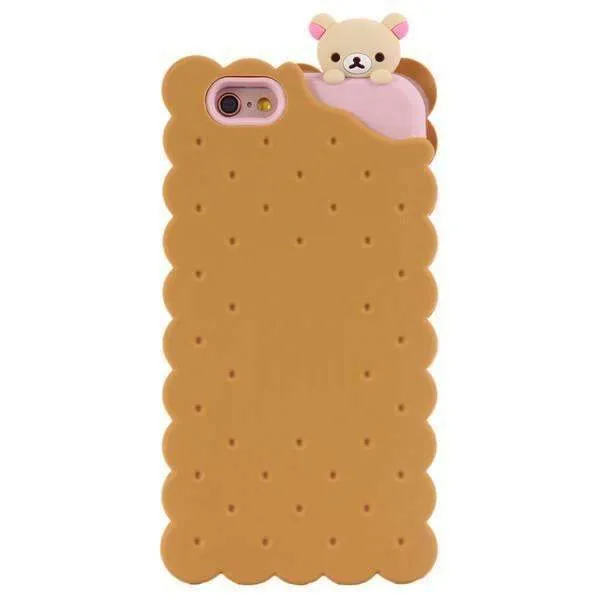 Case Cute 3D Cartoon Biscuit For Apple iPhone 6 6S | Plus 5 5S